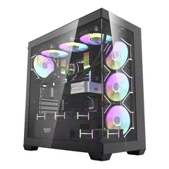 GENERICO - Gabinete Gamer DarkFlash DS900 ATX Vidrio Templado - Negro