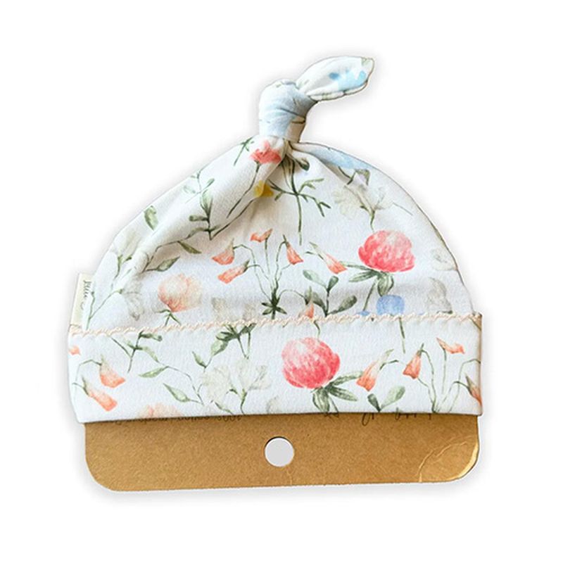 LITTLE BEE - Gorrito algodón pima LILIES