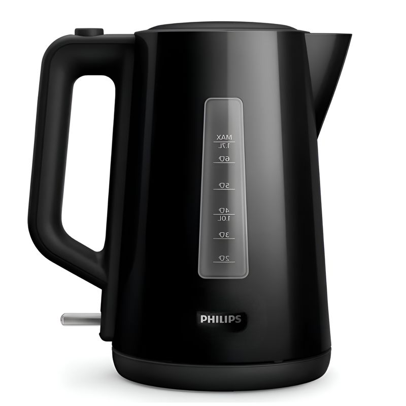 PHILIPS - Hervidor Philips 1.7LT Kettle HD9318 Base 360° Black Edition - Negro