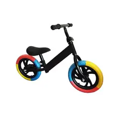 GENERICO - Bicicleta Equilibrio Para Niño Y Niña Aro 12 NEGRO