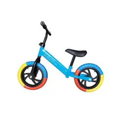 GENERICO - Bicicleta Equilibrio Para Niño Y Niña Aro 12 CELESTE