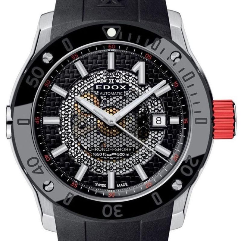 EDOX - Reloj Hombre EDOX Chronoffshore-1 Automatico 80099-3R-NIN