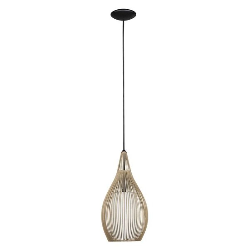 EGLO - Lámpara Colgante Razoni Acero Negro E27 60w IP20 Cod206312
