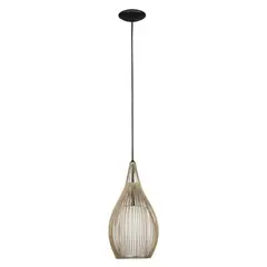 EGLO - Lámpara Colgante Razoni Acero Negro E27 60w IP20 Cod206312