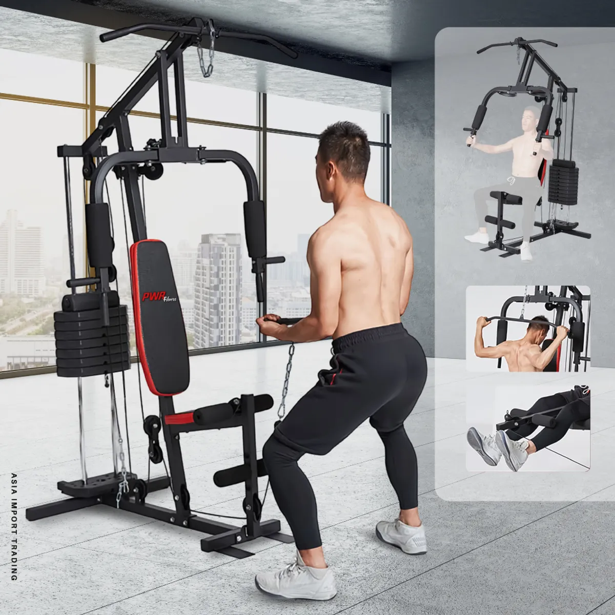 PWRFITNESS - Home Gym Multifuncional HG5601