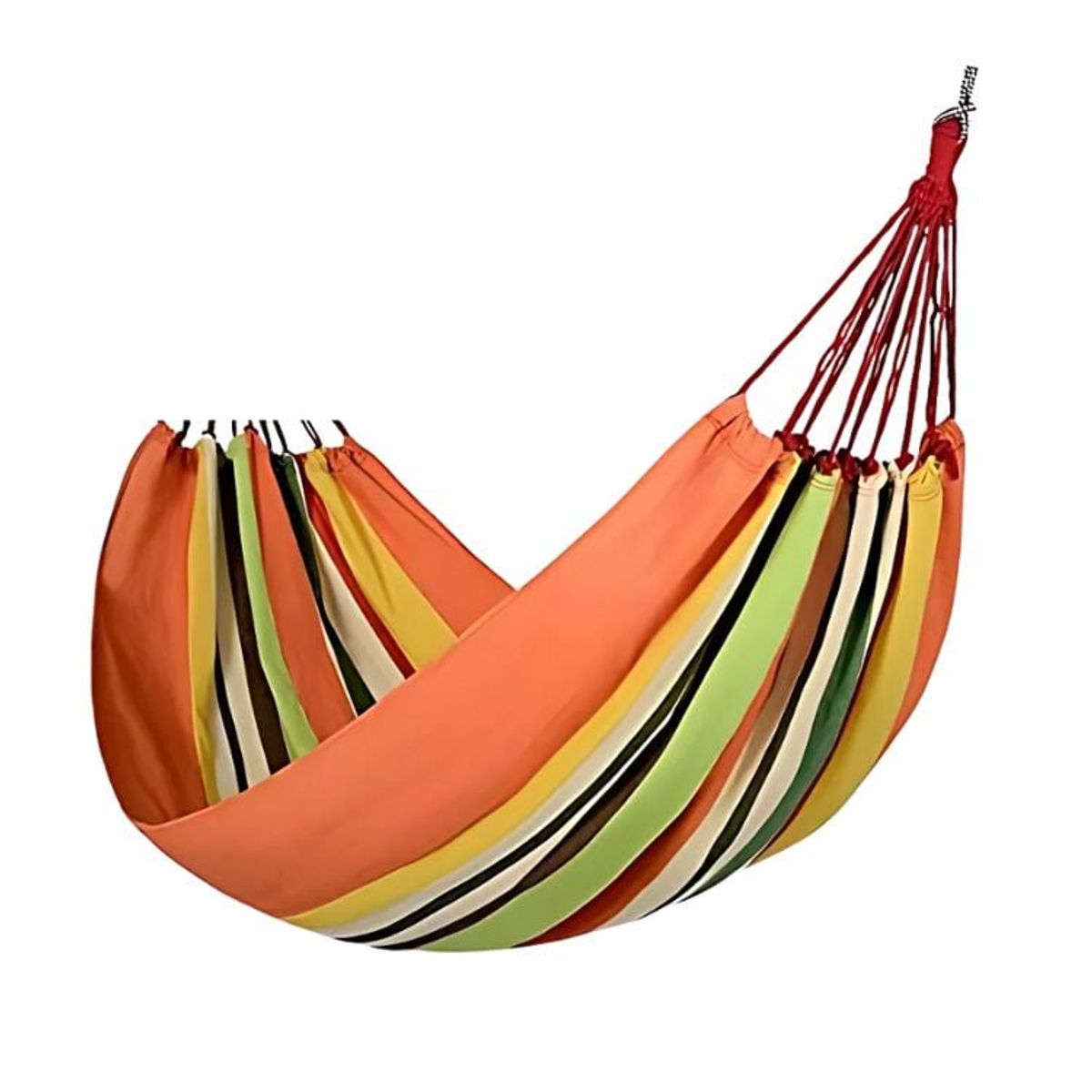 CRUSEC - Hamaca Doble 260 x 150 cm Resistente Cómoda - Naranja