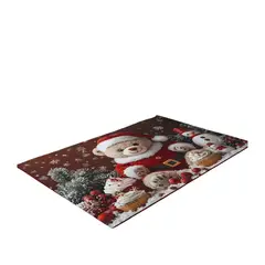 GENERICO - Alfombra Navideña Rectangular 3D Moderna 200x180cm
