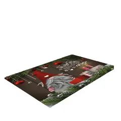 GENERICO - Alfombra Navideña Rectangular 3D Moderna 200x180cm