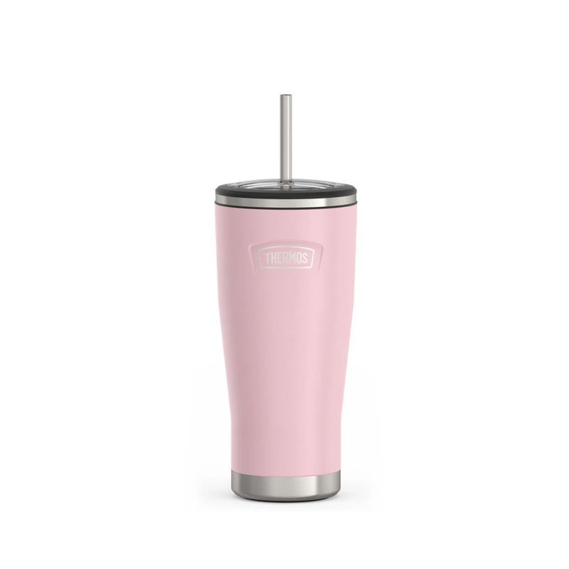 THERMOS - VASO MUG CON BOMBILLA ACERO INOX ICON 710ML PINK- THERMOS