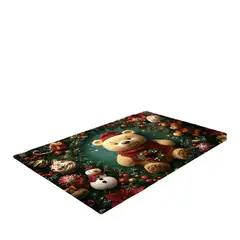 GENERICO - Alfombra Rectangular Navidad 3D Moderna 240x200cm