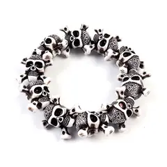 GENERICO - Pulsera Elástica Halloween Calaveras Accesorio Halloween