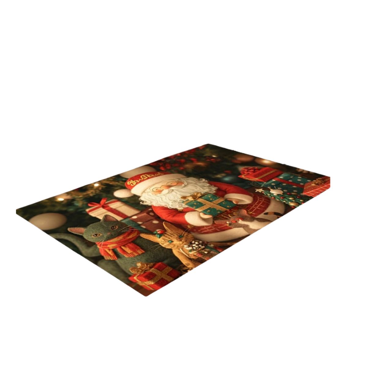 GENERICO - Alfombra Rectangular Navidad 3D Moderna 240x200cm