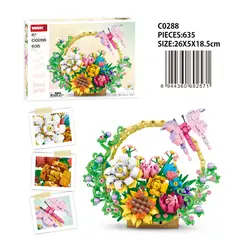 WOMA - SET ARMABLE CANASTA DE FLORES C0288