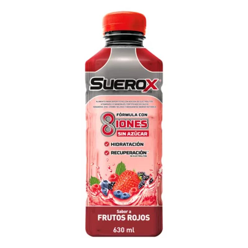SUEROX - Suerox Bebida Isotonica Sabor Frutos Rojos 630 Ml