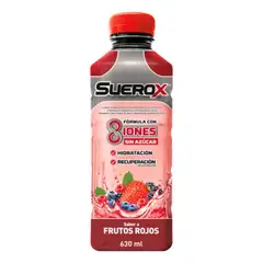 SUEROX - Bebida Isotonica Sabor Frutos Rojos 630 Ml