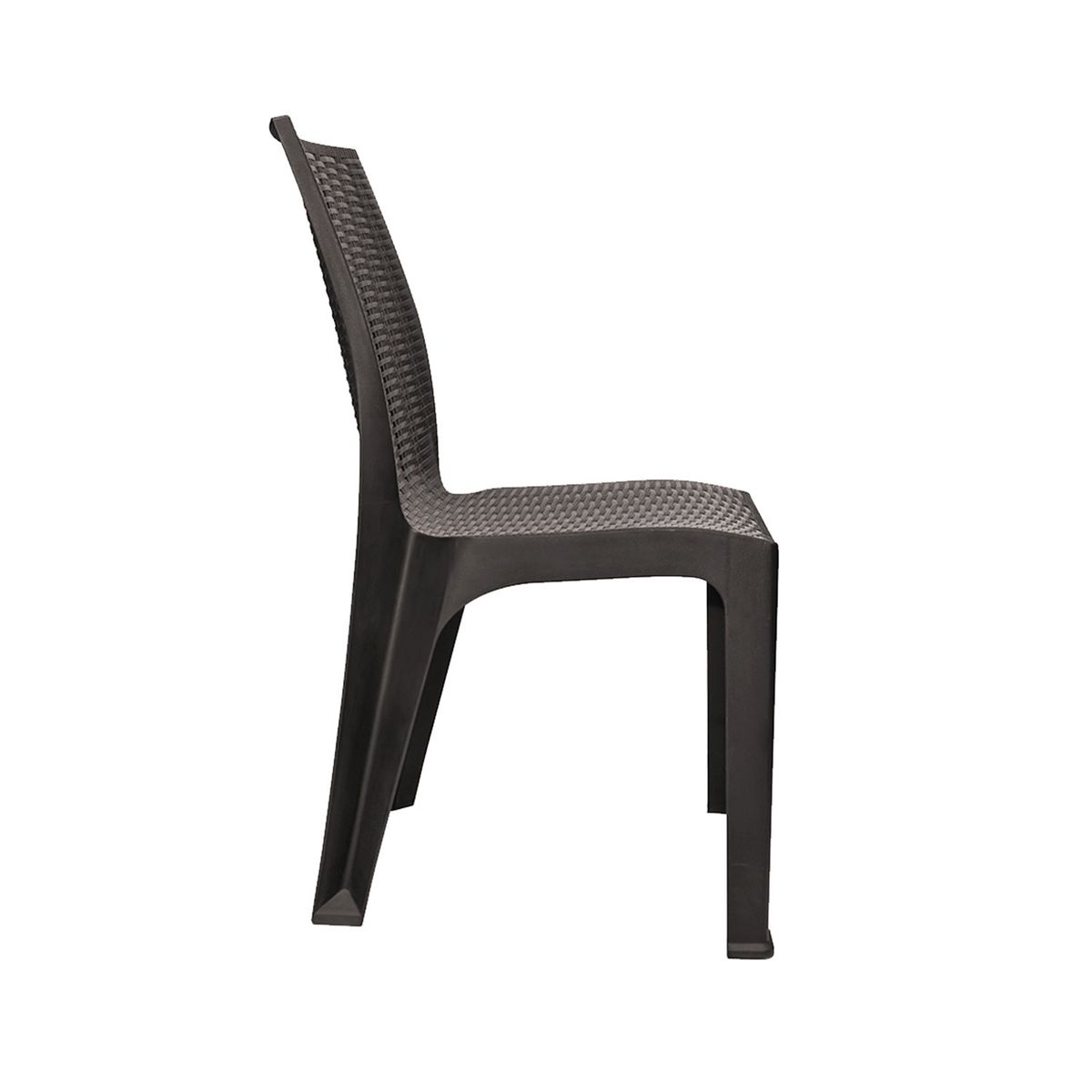 GENERICO - Pack 2 Sillas Terraza Ratan Corsa Cafe