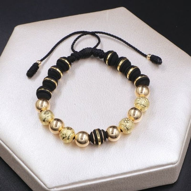 GENERICO - Pulsera Dorada  Balin Oro Laminado 18k