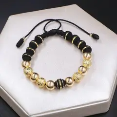 GENERICO - Pulsera Dorada Balin Oro Laminado 18k