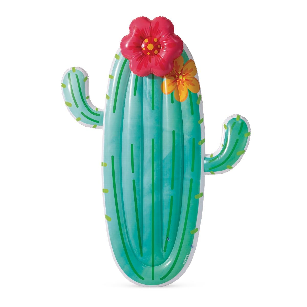 INTEX - Colchoneta Inflable INTEX Cactus 180x130x28 cm