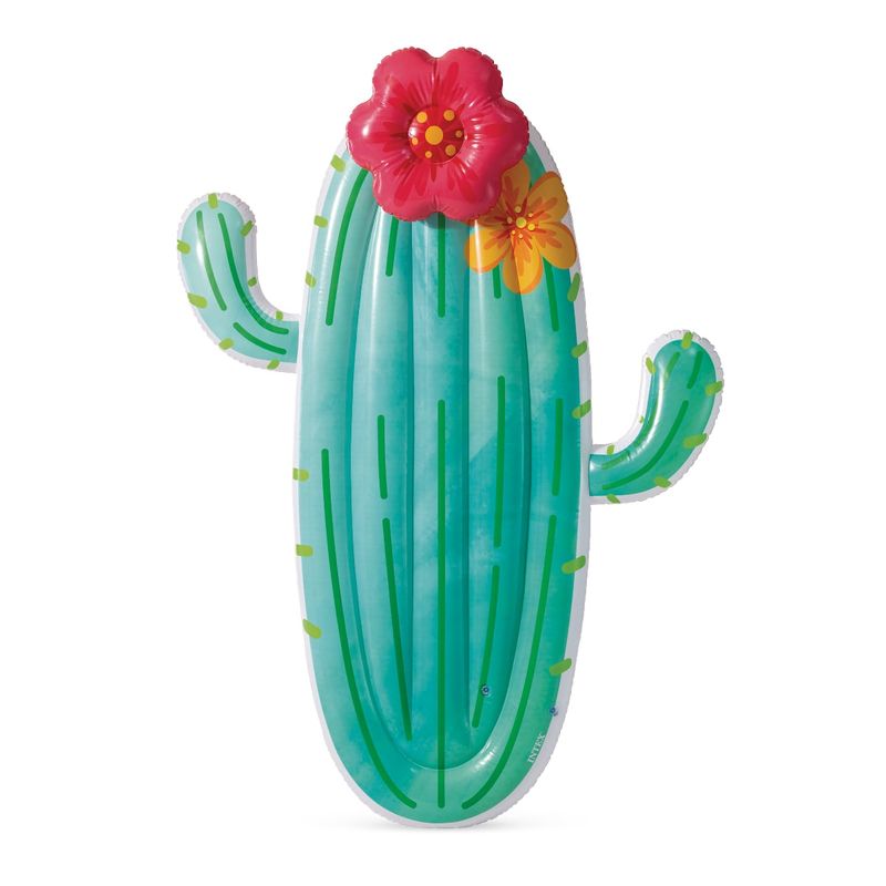 INTEX - Colchoneta Inflable INTEX Cactus 180x130x28 cm