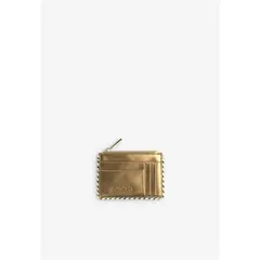 SCALPERS - Tarjetero Detalle Metalizado Filo Bronze