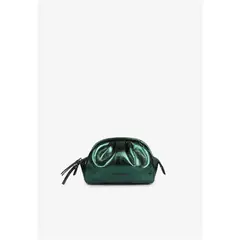 SCALPERS - Bolso Clutch Metalizado Metallic Green