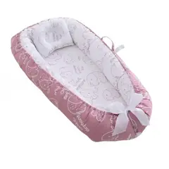 KIVARA - Nido Colecho Almohada Elefantito Rosa Cinta
