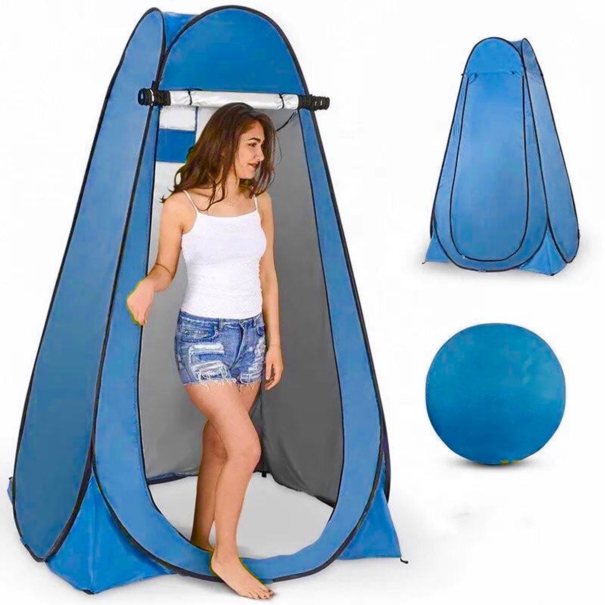 GENERICO - Carpa Caseta D Baño Vestidor Portátil Para Camping 1 Persona