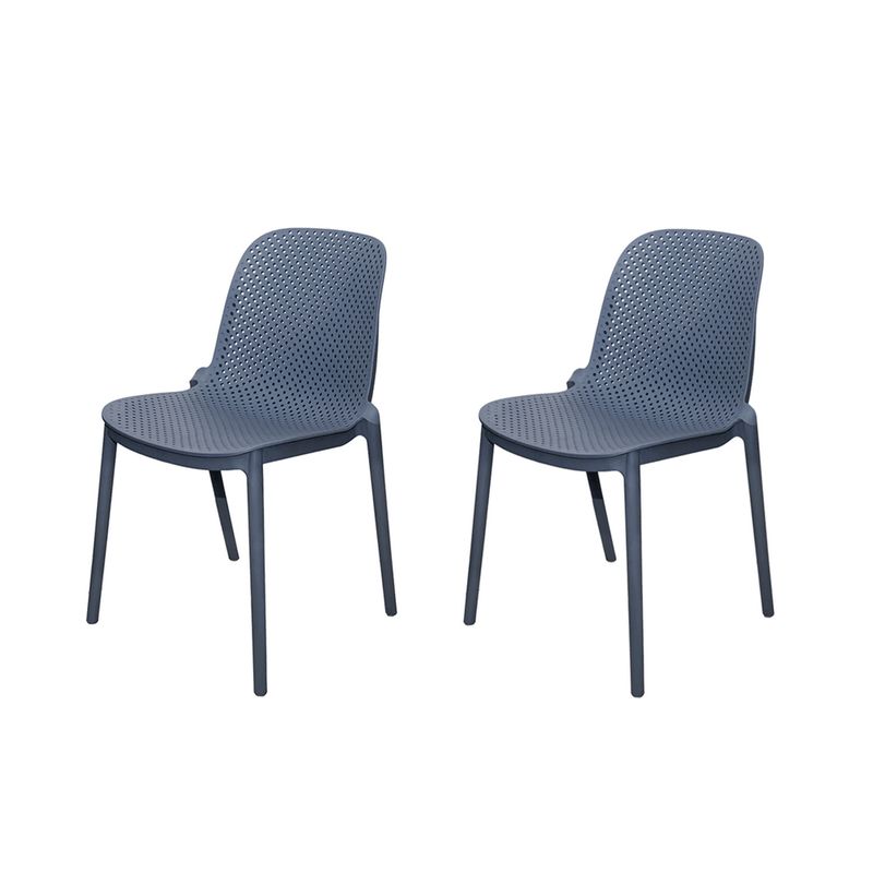 GENERICO - Pack 2 Sillas Comedor Art Berlin Gris