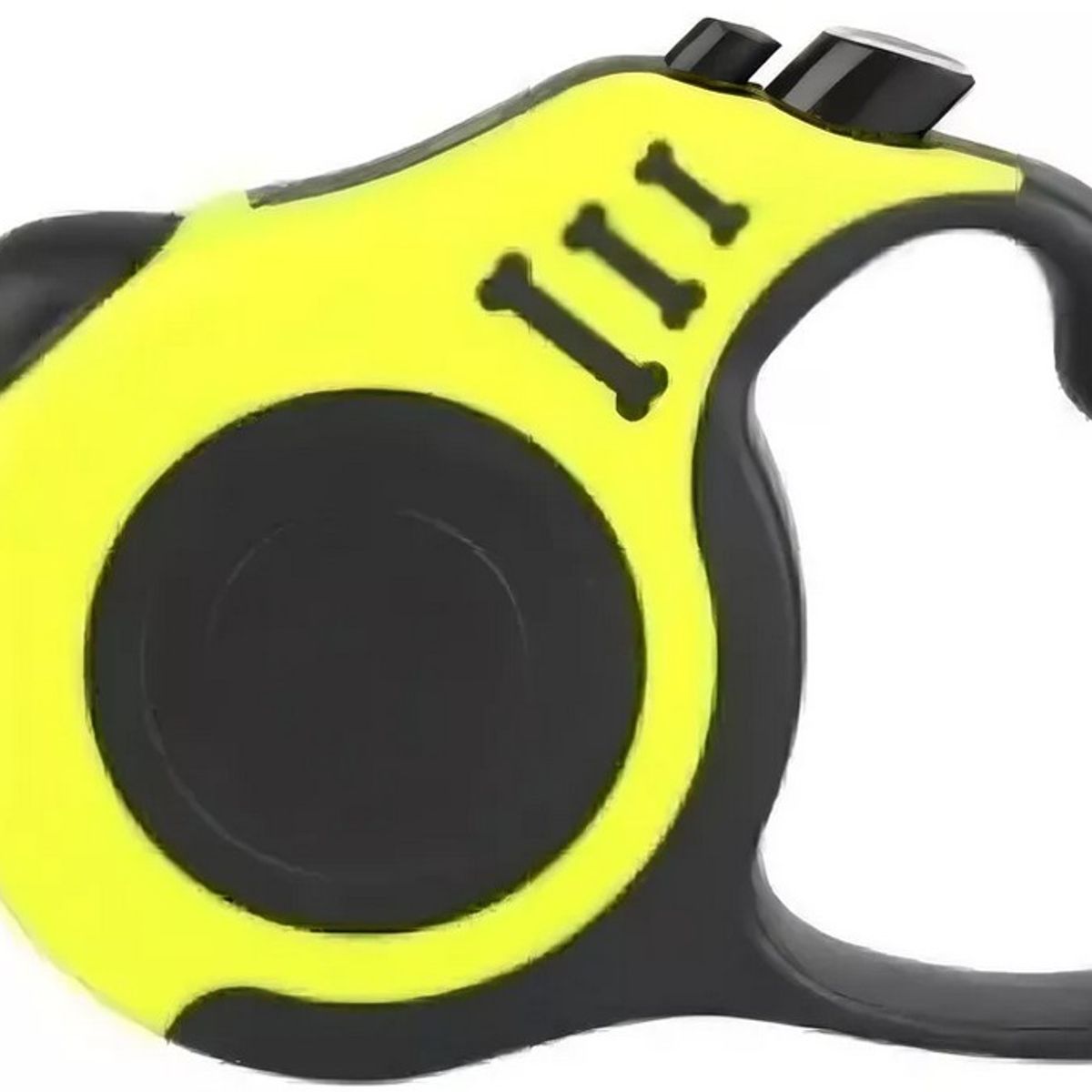 GENERICO - Correa Perro Mascota Retractil Extensible Color Amarillo 3 M