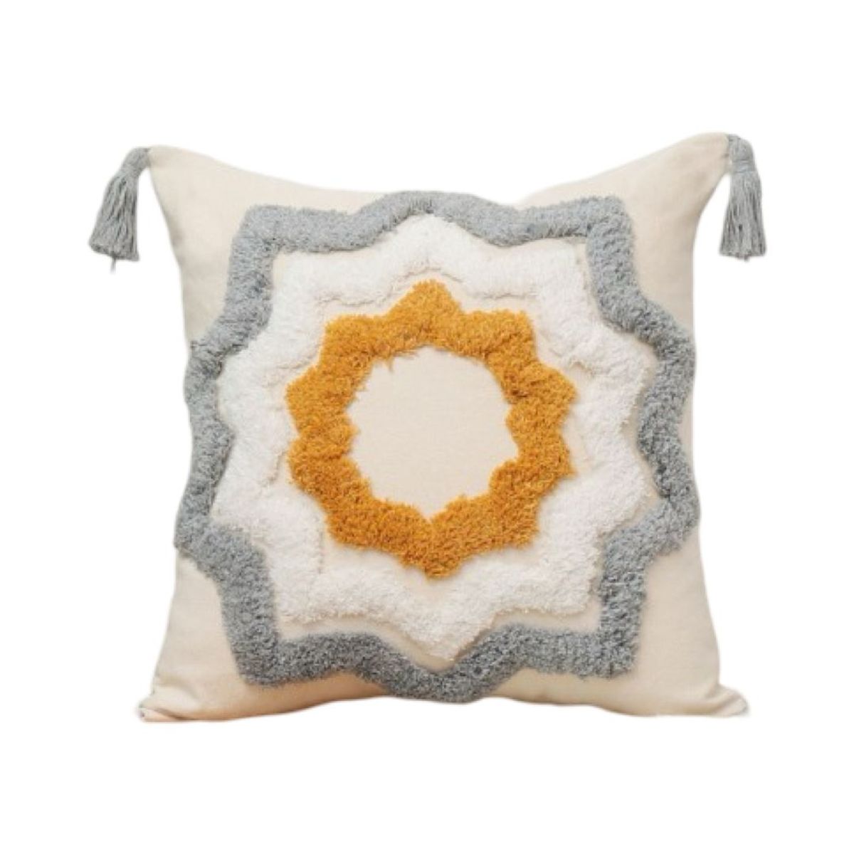 GENERICO - SET 4 FUNDA PARA COJIN MODELO BOHO 45X45 B15