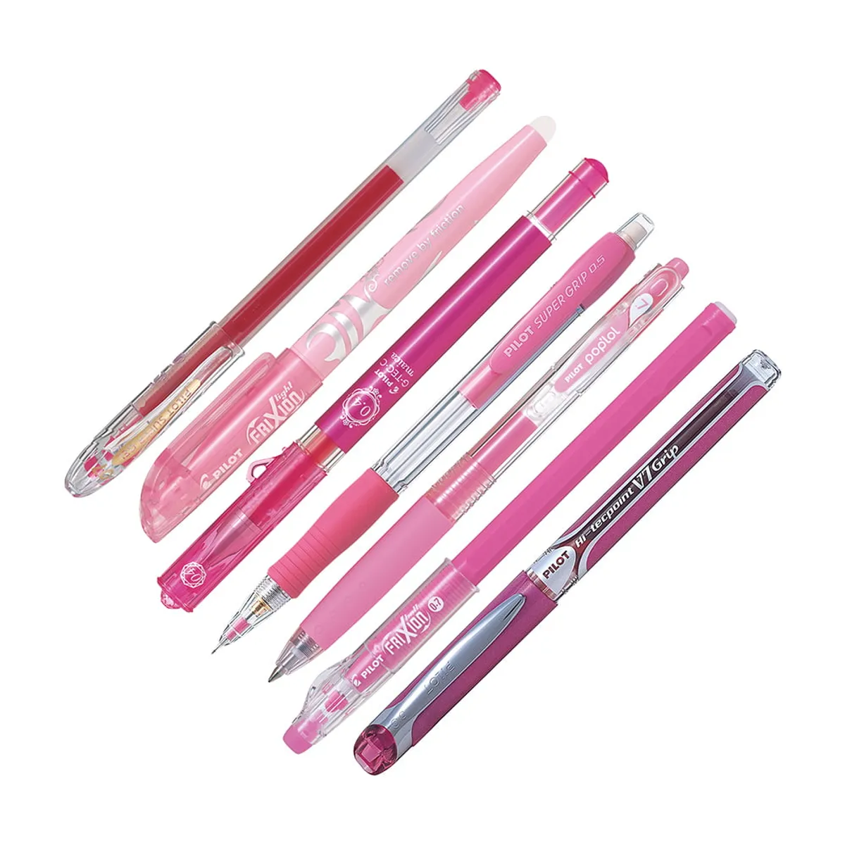 PILOT - Set 7 Lápices Rosados Surtidos Pilot