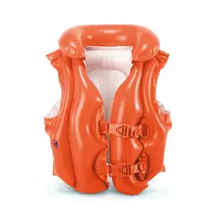 INTEX - Chaleco Inflable Deluxe para 3 a 6 años
