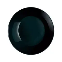 LUMINARC - Plato Hondo Sopa Negro Vidrio Opal Diwali Noir X6