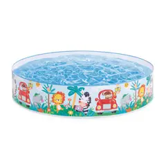 INTEX - Piscina Semi Rigida Animal Adventure 122x25cm