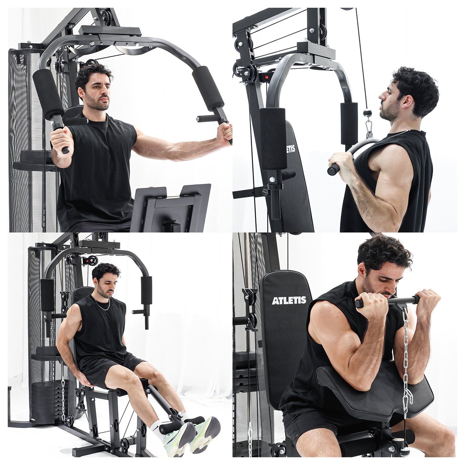ATLETIS Home Gym Multifuncional 55Kg Xtreme Force 300 Pro