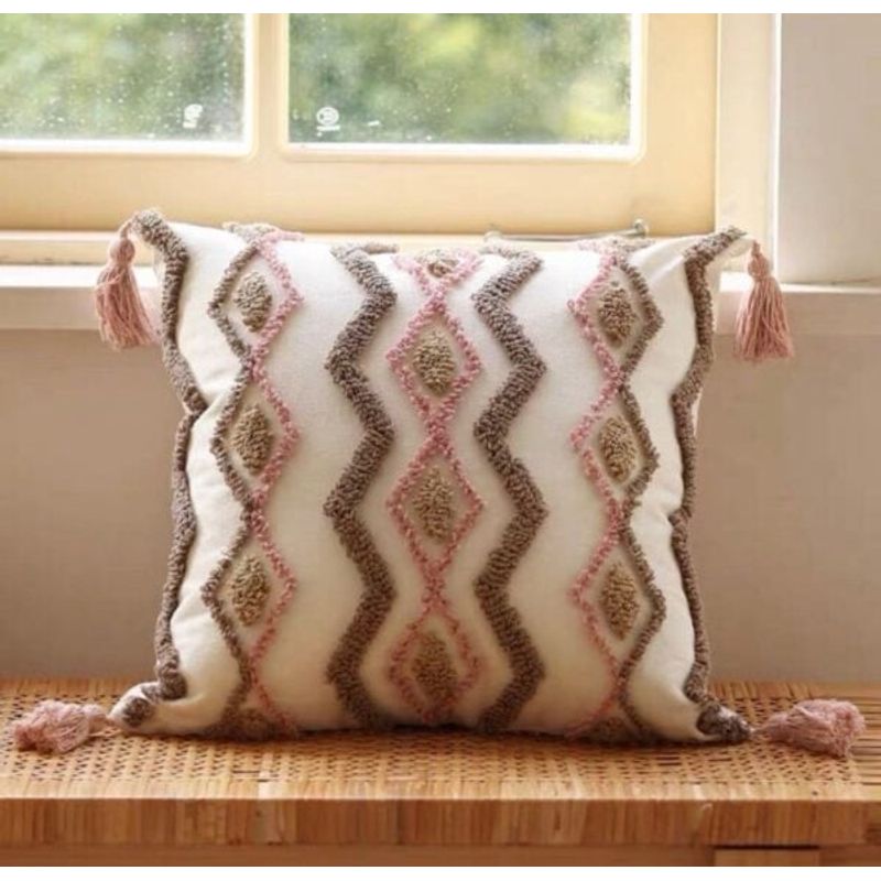 GENERICO - SET 4 FUNDA MODELO BOHO 45X45 PARA COJIN