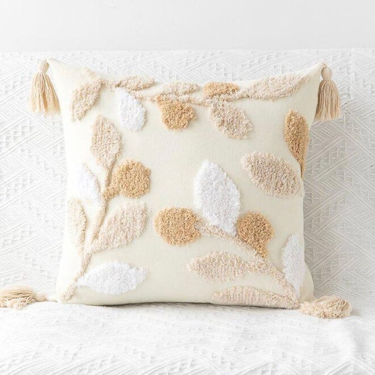 GENERICO - SET 4 FUNDA MODELO BOHO 45X45 PARA COJIN C6