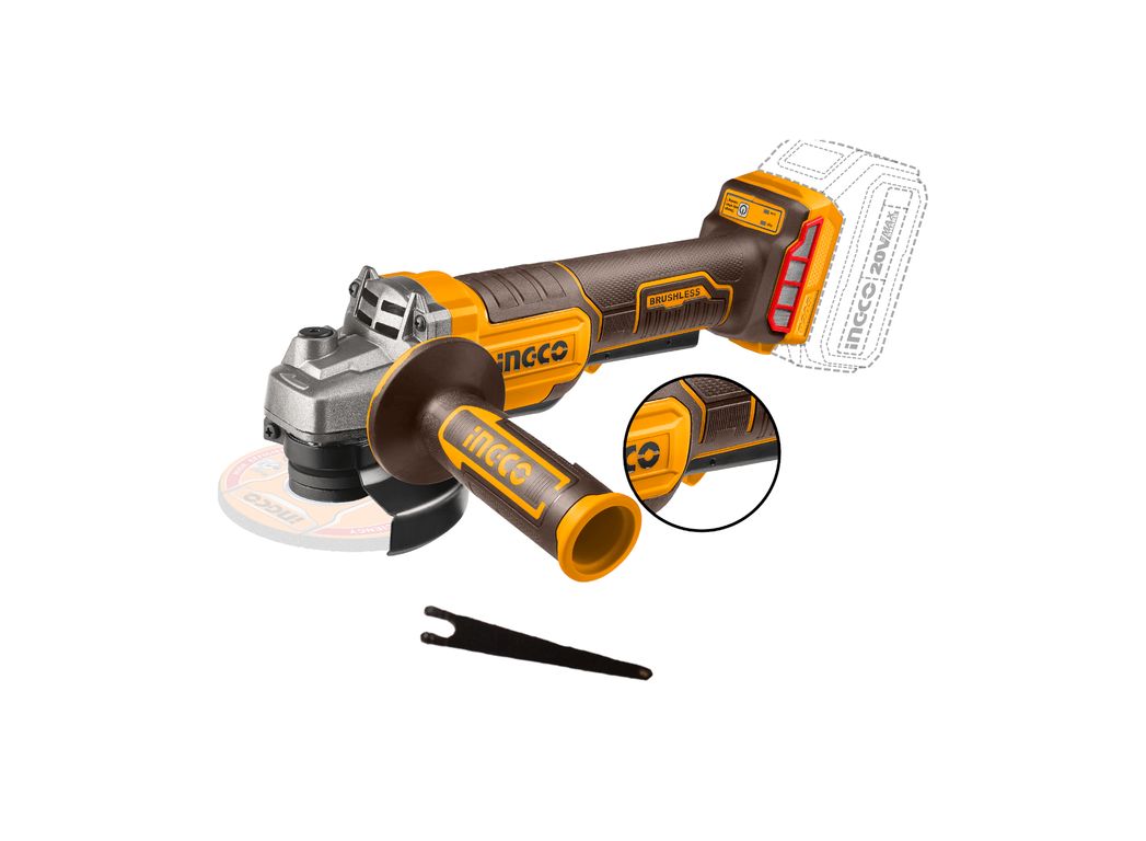 Esmeril Inalambrico 4 1/2 20v Brushless Cagli211156
