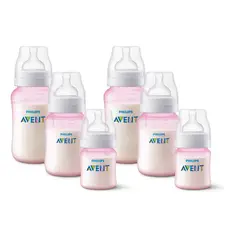AVENT - Pack 6 mamaderas Anticolic 125, 260, 330 ml Libre BPA