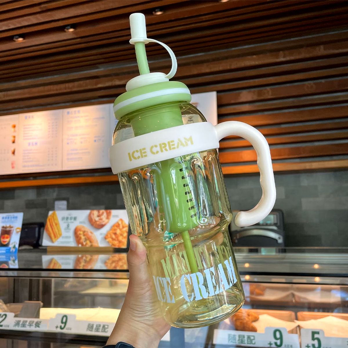 GENERICO - Botella De Agua Deportiva De 1300ml Con Infusor Verde