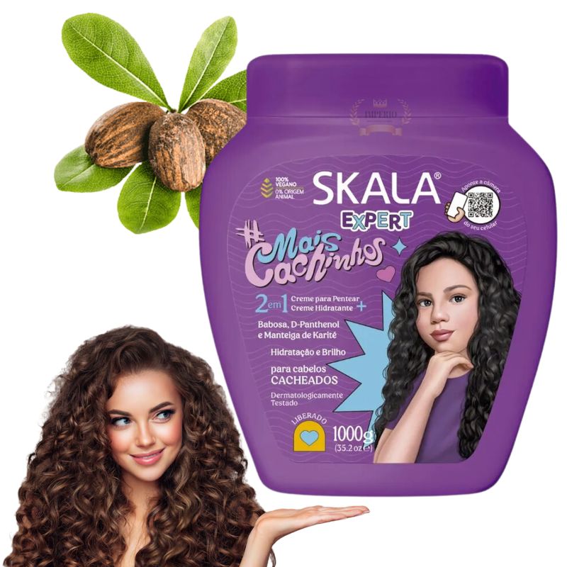 SKALA - Mascara Capilar Skala 2en 1 Mais Cachinhos