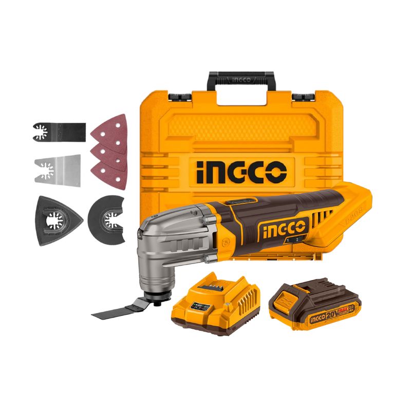 INGCO - Multicortadora Multiuso Ingco 20v + Bat + Carg Cmli20228