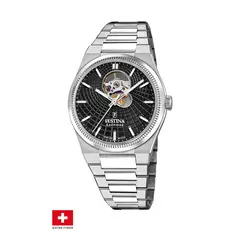 FESTINA SWISS - Reloj F20053/4 Negro Hombre Automático