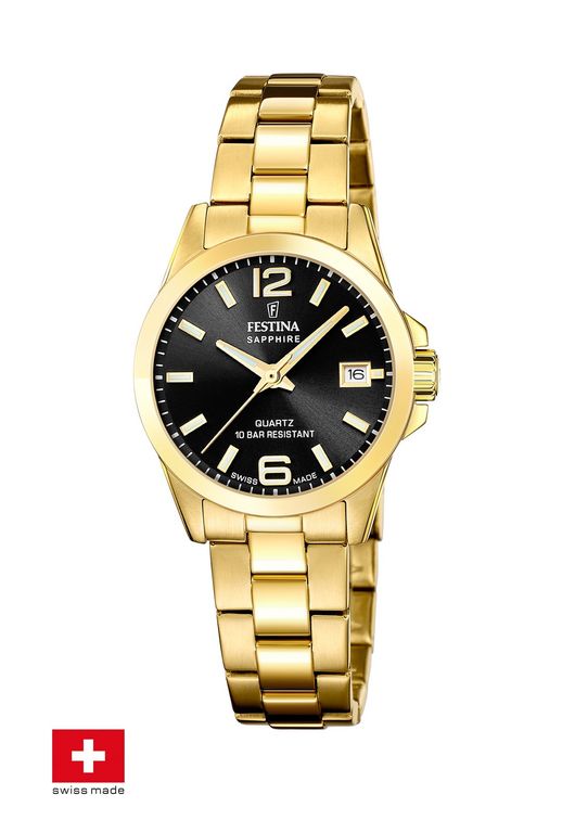Reloj F20050/4 Negro Mujer Acero Clasico Negro TALLA UNICA