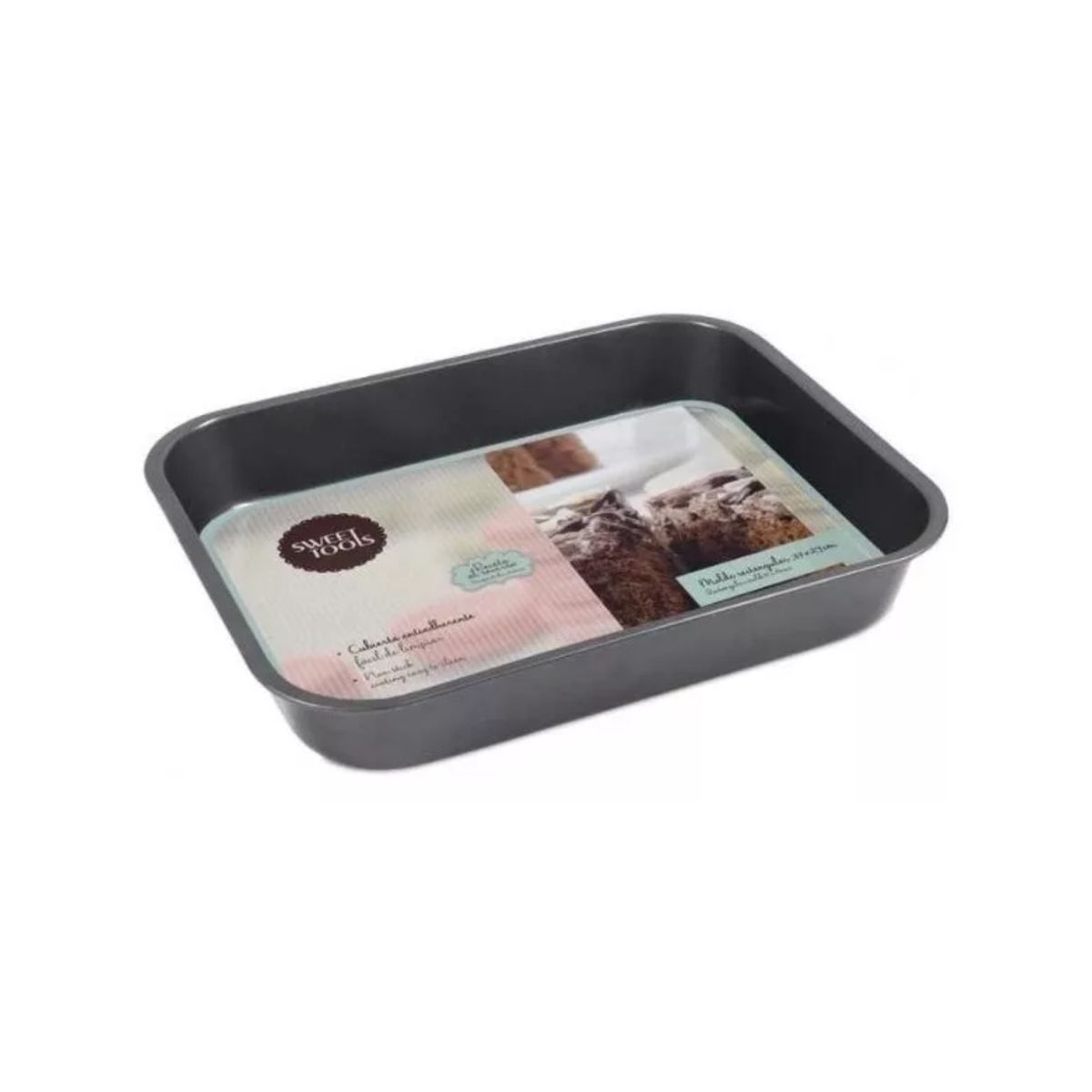 IMPORTCLICK - Molde Pastelería Horno Rectángular 37x 27x1 CM