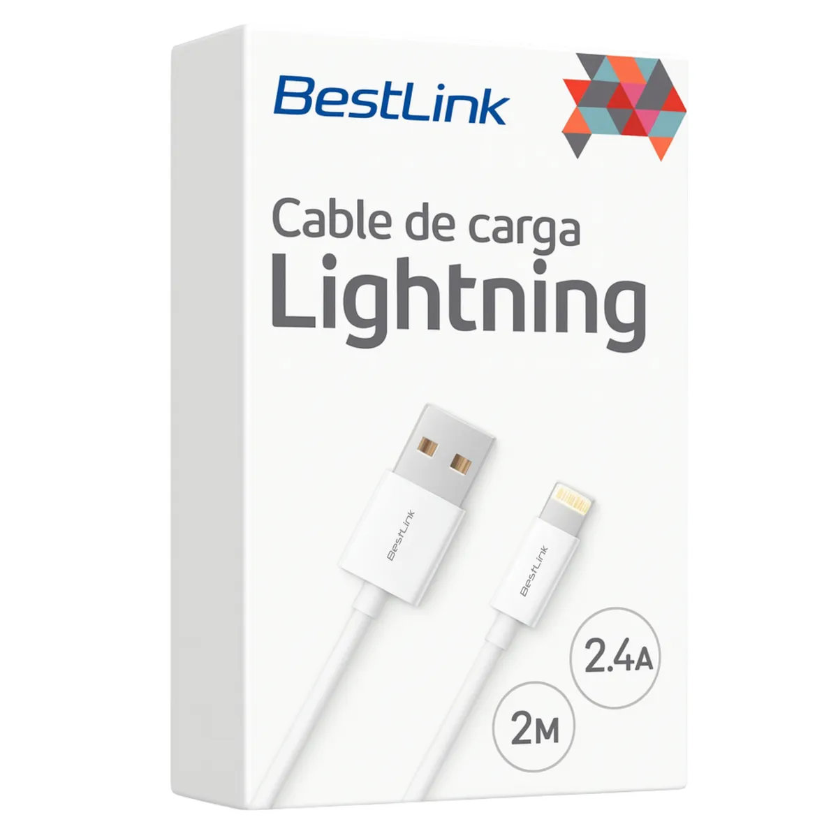 BESTLINK - Cable de Datos Bestlink Para Iphone USB Lightning 2M CH20200