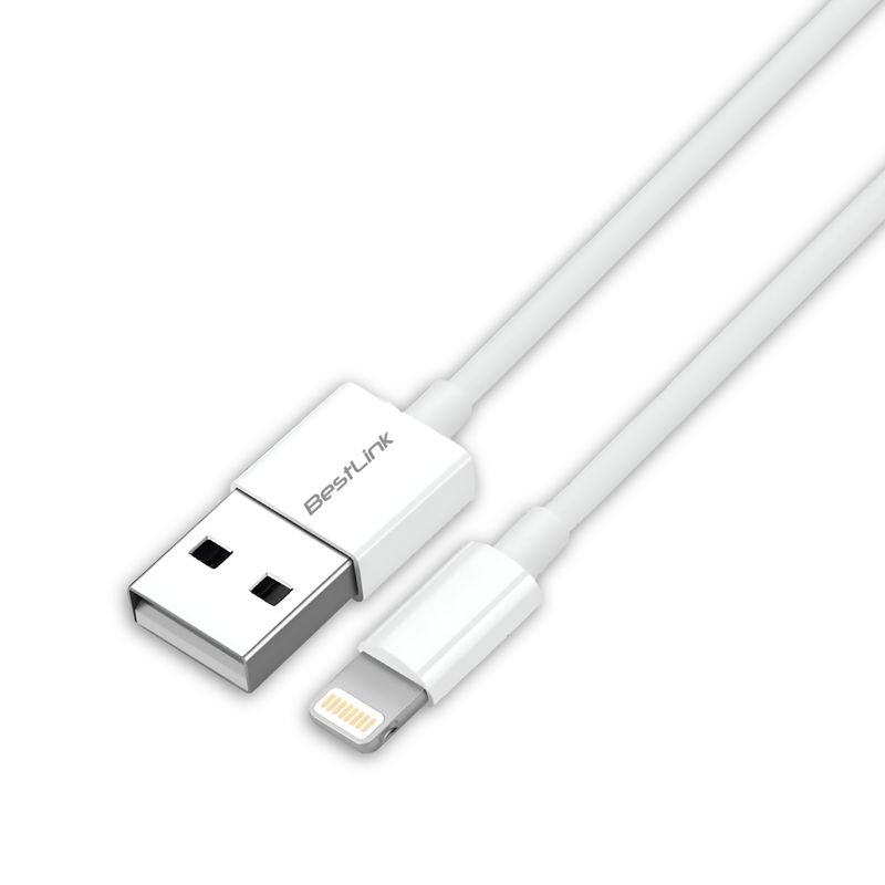 BESTLINK - Cable de Datos Bestlink Para Iphone USB Lightning 2M CH20200 - Blanco