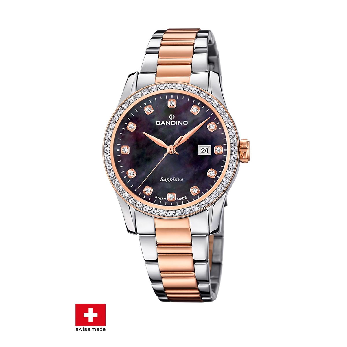 CANDINO - Reloj C4741/5 Candino Swiss Negro Mujer Couples Classic