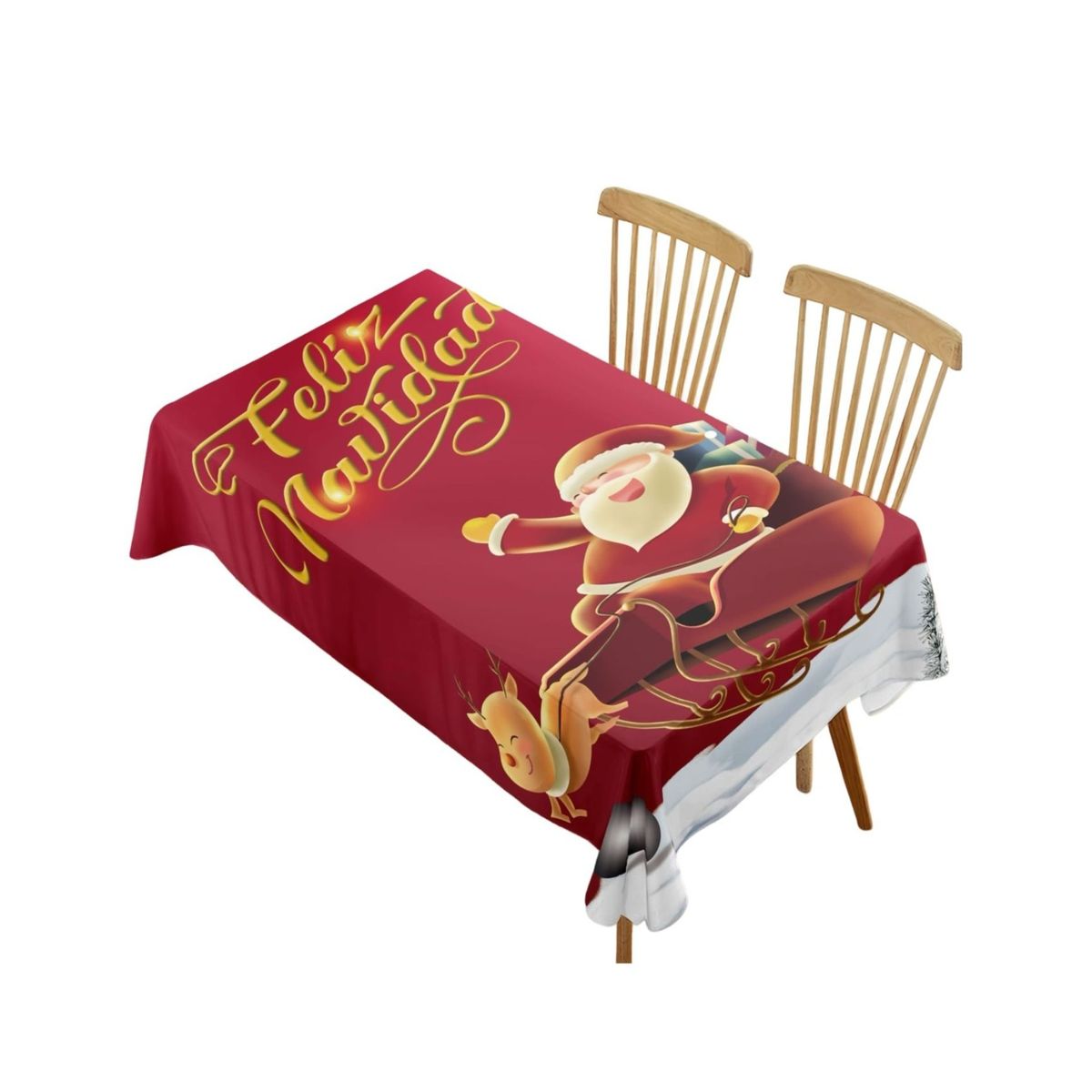 GENERICO - Mantel de Navidad  140x220cm A03